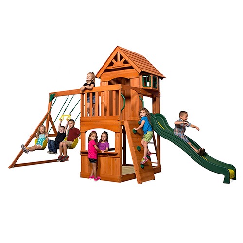 Photo of Atlantis Wooden Swing Set (EU)