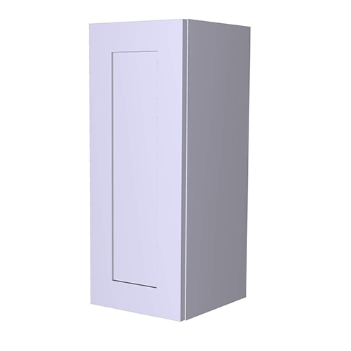 Photo of Frameless White Shaker Single Door Wall Cabinet