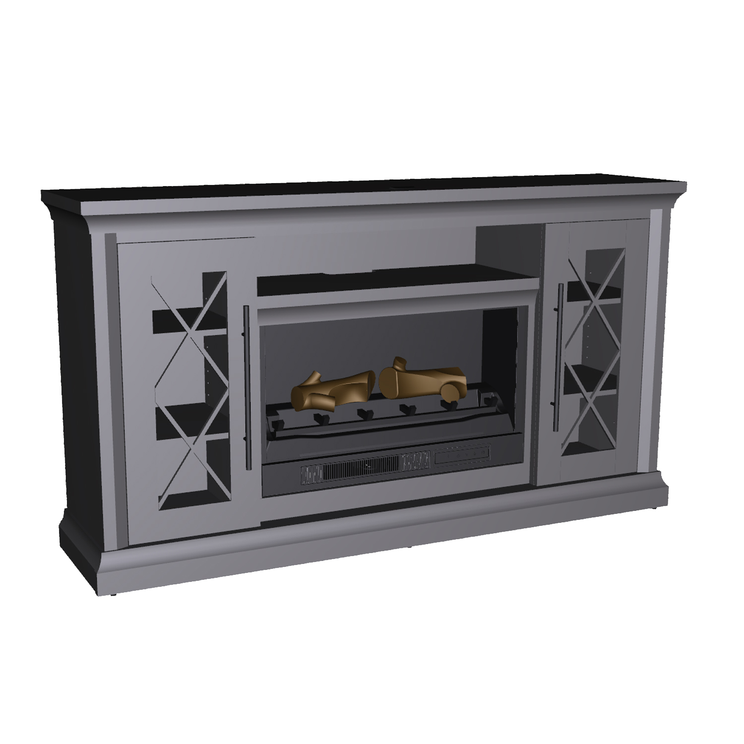 65in Fireplace Console
