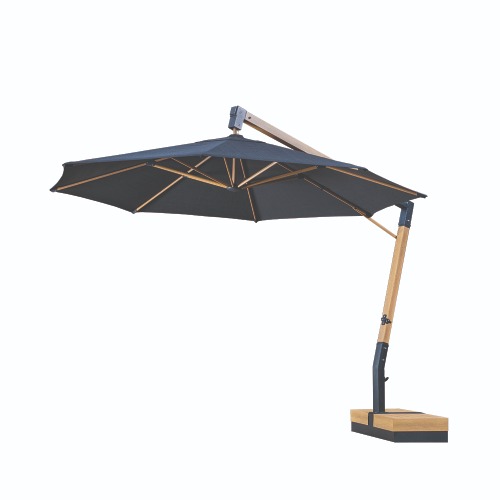 Photo of 11ft Round Modern Angled Cantilever Umbrella