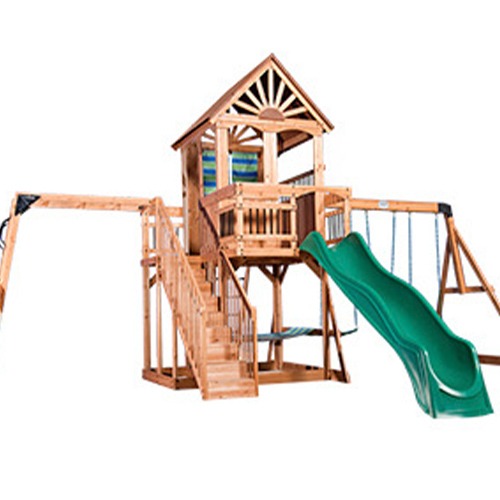 Photo of Oceanview II Wooden Swing Set