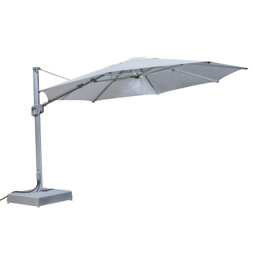 Photo of 13ft Anodized Round Misting Cantilever Umbrella