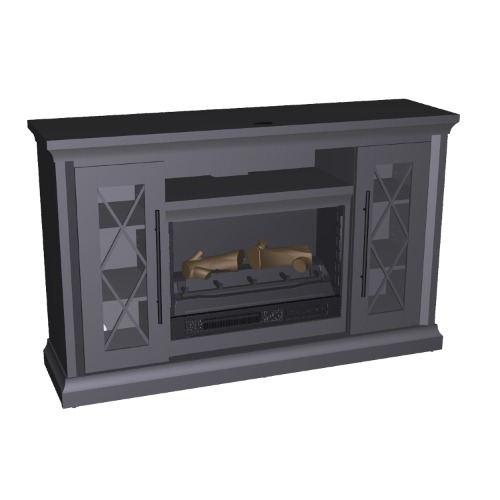 58in Fireplace Console