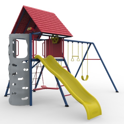 Photo of Big Stuff Playset with Spider Swing