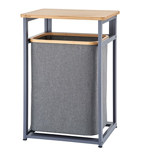 TRINITY ECOSTORAGE® LAUNDRY HAMPER W/ BAMBOO TOP