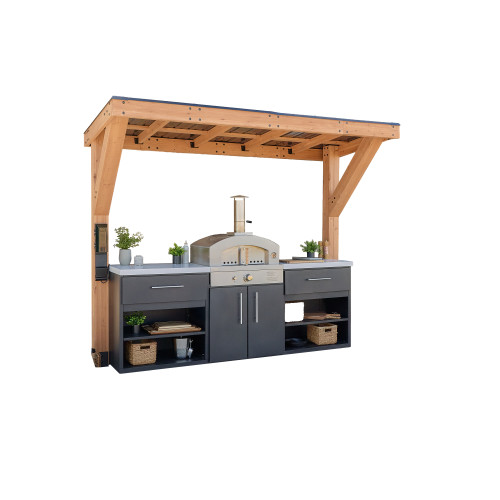 Timber Rock Outdoor Pizza Oven or Griddle Cook Station