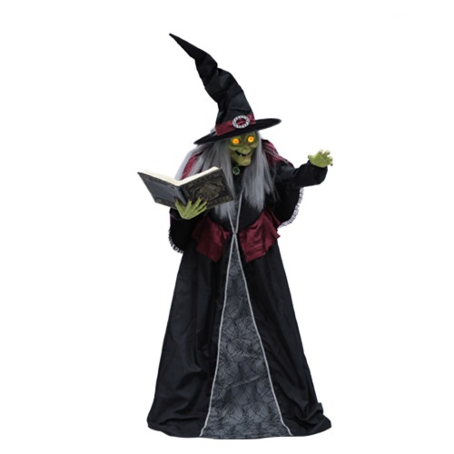 Photo of 7 ft LED Spellcasting Witch