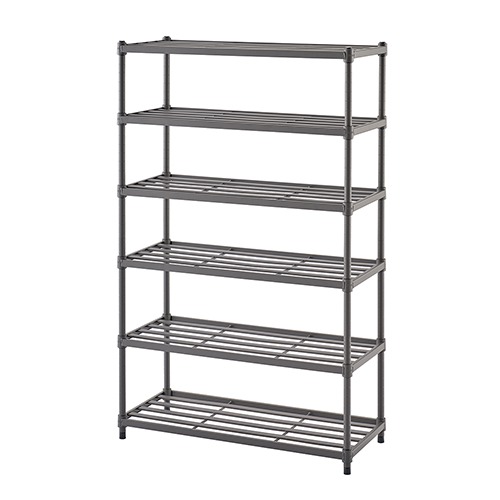 Photo of TRINITY 6-Tier Metal Slat Shoe Rack