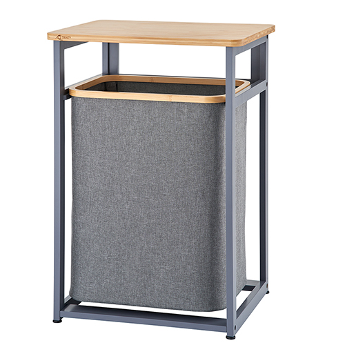 TRINITY ECOSTORAGE® LAUNDRY HAMPER W/ BAMBOO TOP