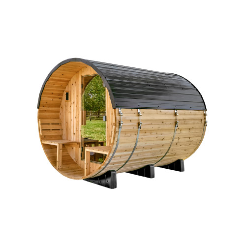 Photo of Paxton 4-6P Barrel Sauna with Porch