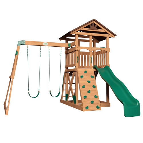 Lightning Ridge Wooden Swing Set
