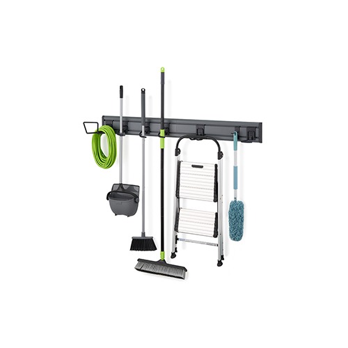 TRINITY 9-Piece Storage Track with Hooks