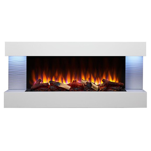 Photo of Format Floating Mantel Wall Mount Electric Fireplace