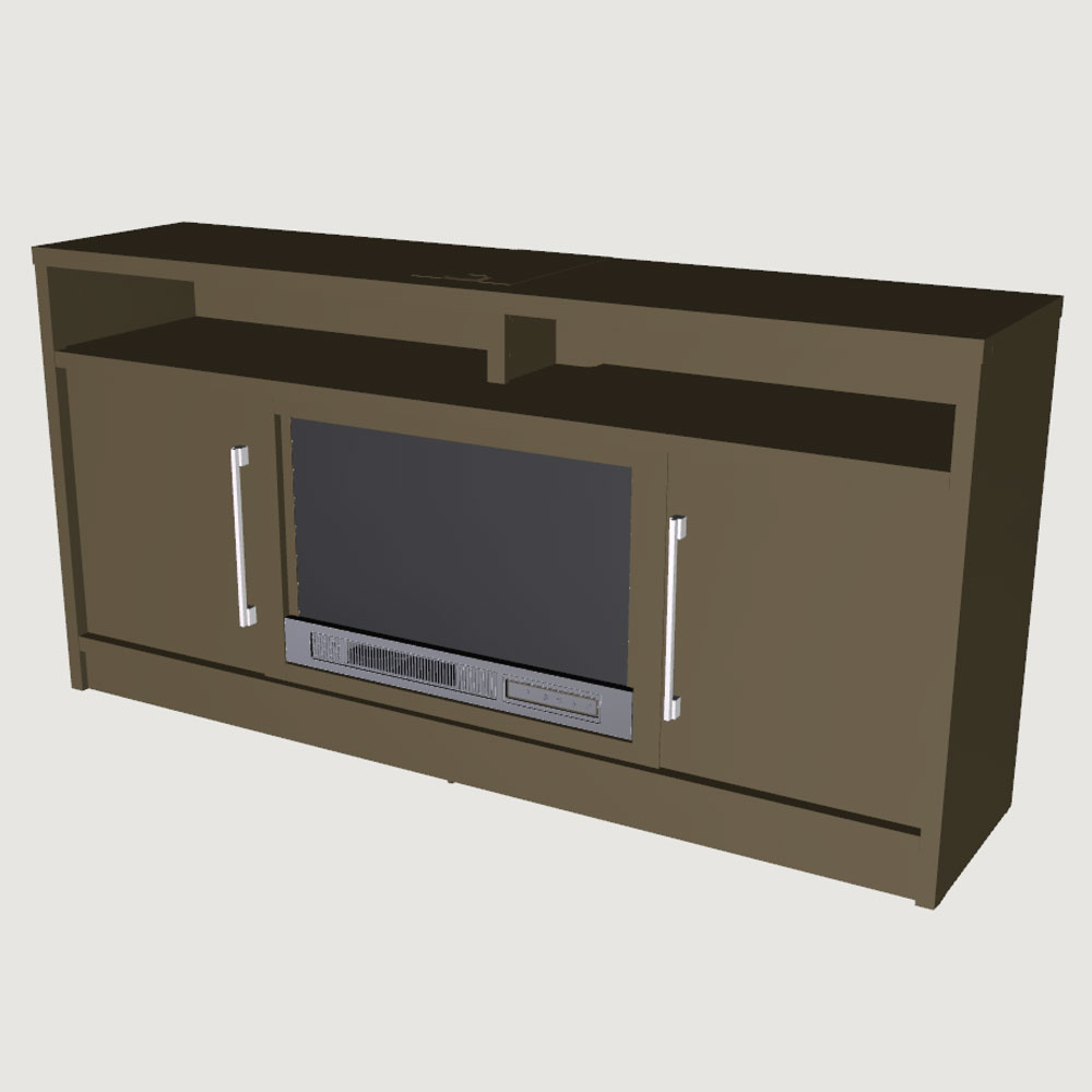 65in Fireplace Console