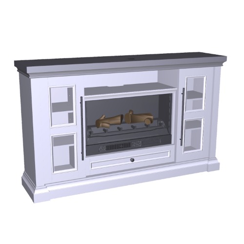 Photo of 65in Fireplace Console