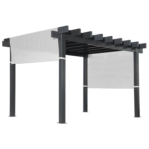 Photo of OB Yamba 10x13 Black Aluminum Pergola