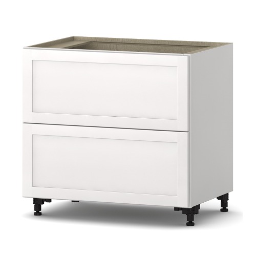 Photo of Shaker Two Drawer Base Cabinet