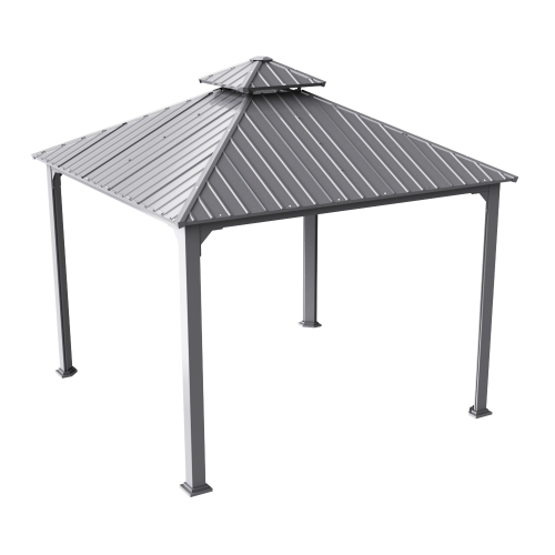 Photo of Lowe's 10x10 Double-Tier Hardtop Gazebo