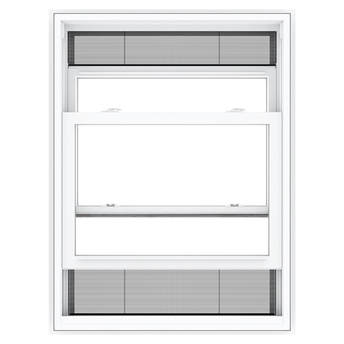 Photo of Pella 250 Series Double-Hung Top and Bottom Hidden Screens