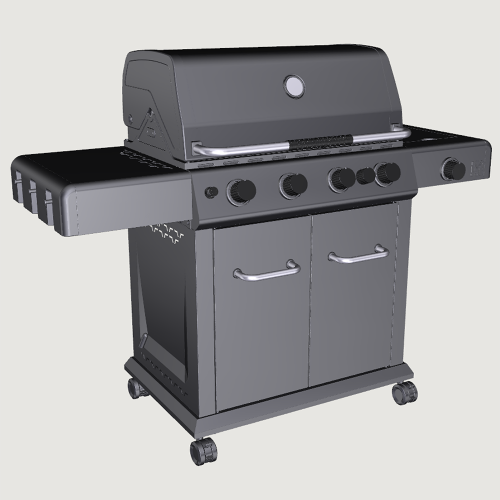 Photo of 5-Burner Propane Gas Grill
