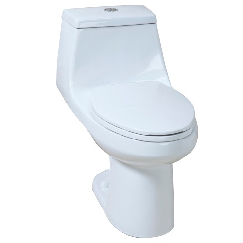 Photo of One Piece Dual Flush High-Efficiency Toilet.