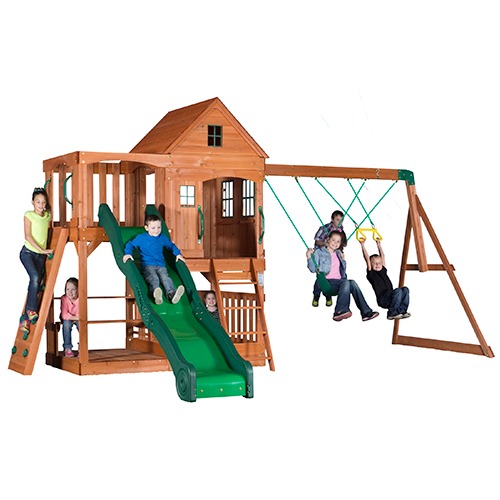 Photo of Hillcrest Wooden Swing Set