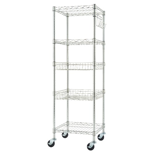 Photo of TRINITY 5-Tier Square Rack W/ Wheels