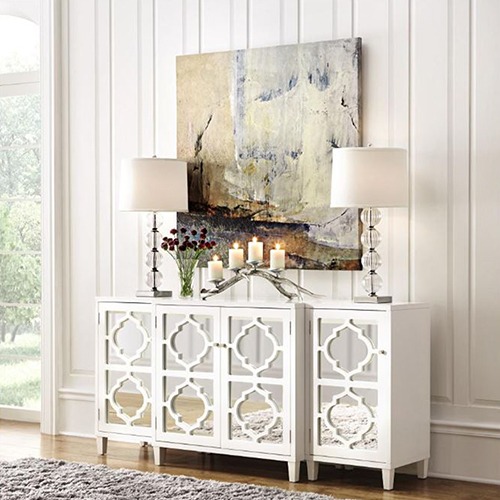 Photo of Reflections White Console Table (2 SKU finishes)