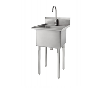 Photo of Stainless Steel Utility Sink w/Faucet