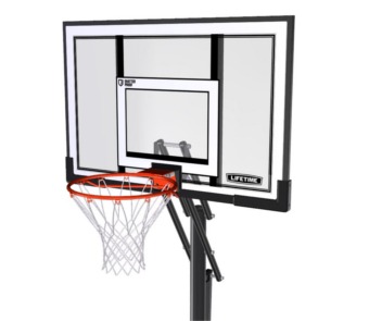 Photo of Adjustable XL Portable, Action-Grip, Slam-it Basketball Hoop