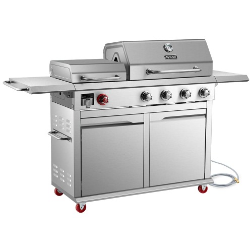 Photo of 4-Burner Natural Gas Grill with Griddle