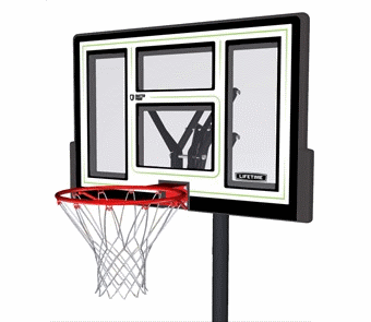 Photo of Adjustable Courtside Portable, Quick Adjust II Classic Basketball Hoop