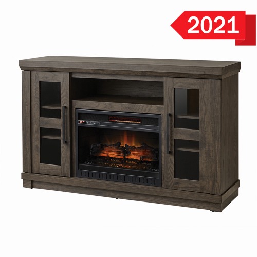 Photo of Caufield 54in Media Console Infrared Electric Fireplace