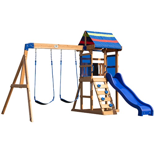 Photo of Bay Pointe Wooden Swing Set