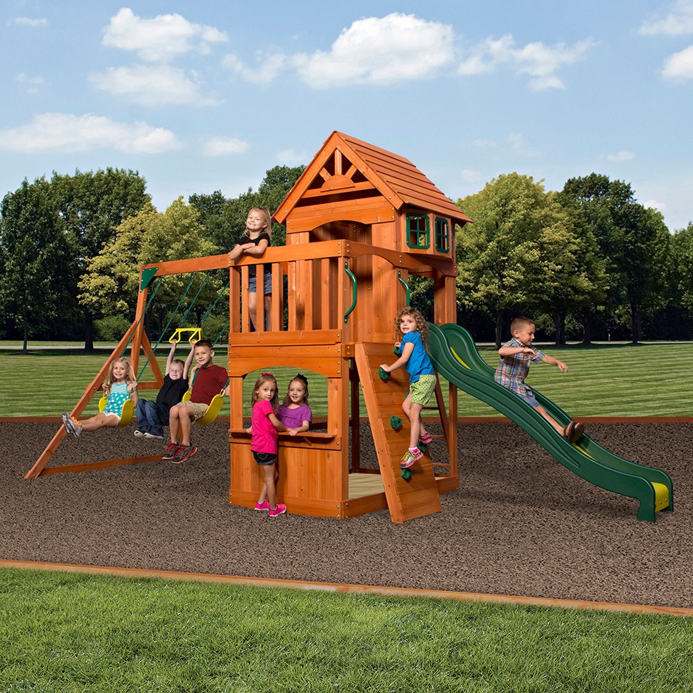 Atlantis Wooden Swing Set (EU)