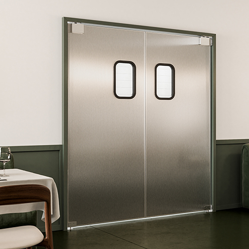 Double-Acting Traffic Door