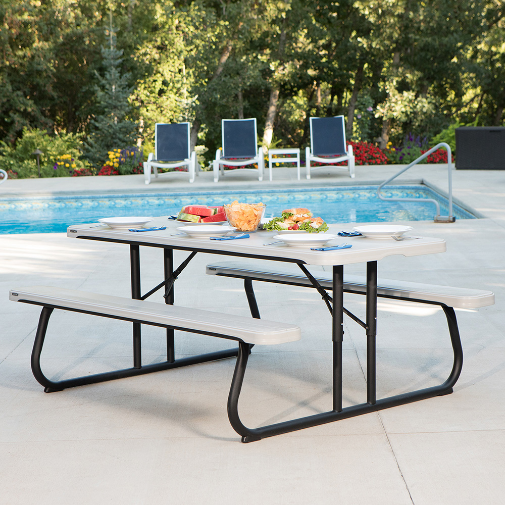 Lifetime 6-Foot Classic Folding Picnic Table