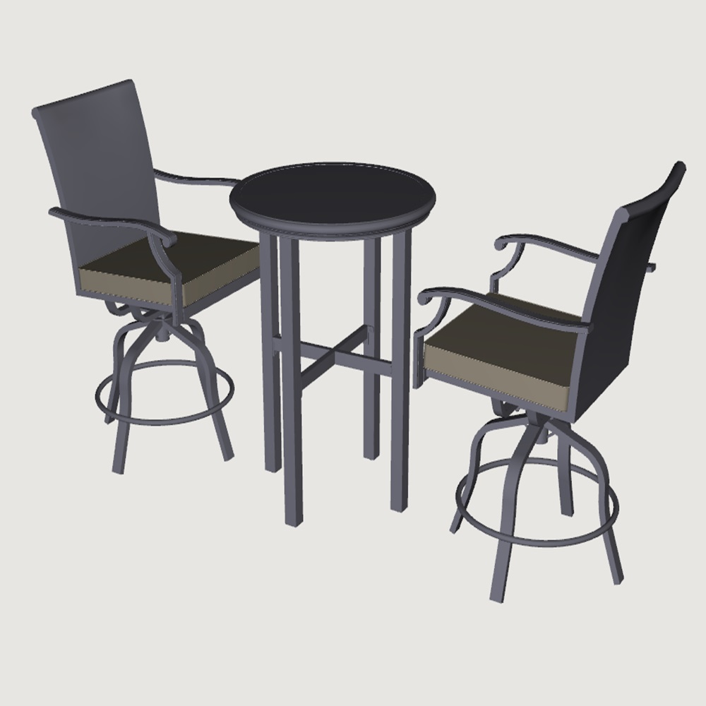 Portsmouth Bistro Set 3PC