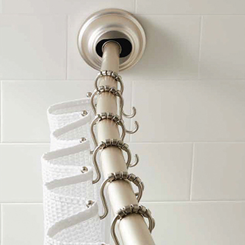 Dual Mount Curved Shower Rod, 50