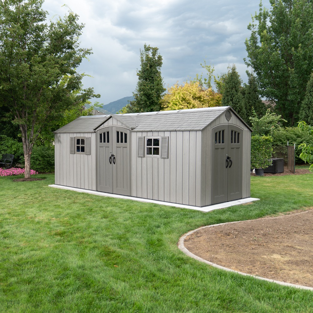 Lifetime 20 Ft. x 8 Ft. Outdoor Storage Shed