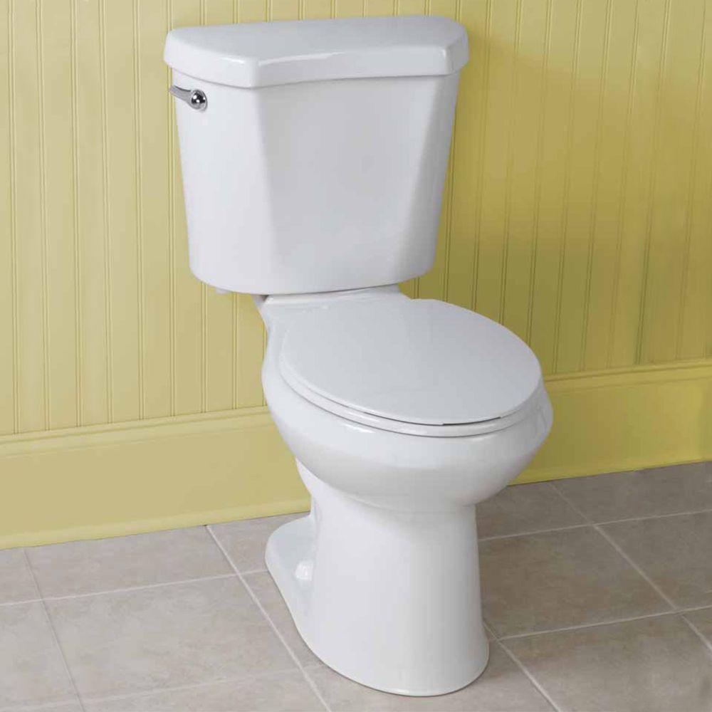 Two-Piece Single Flush Elongated Toilet