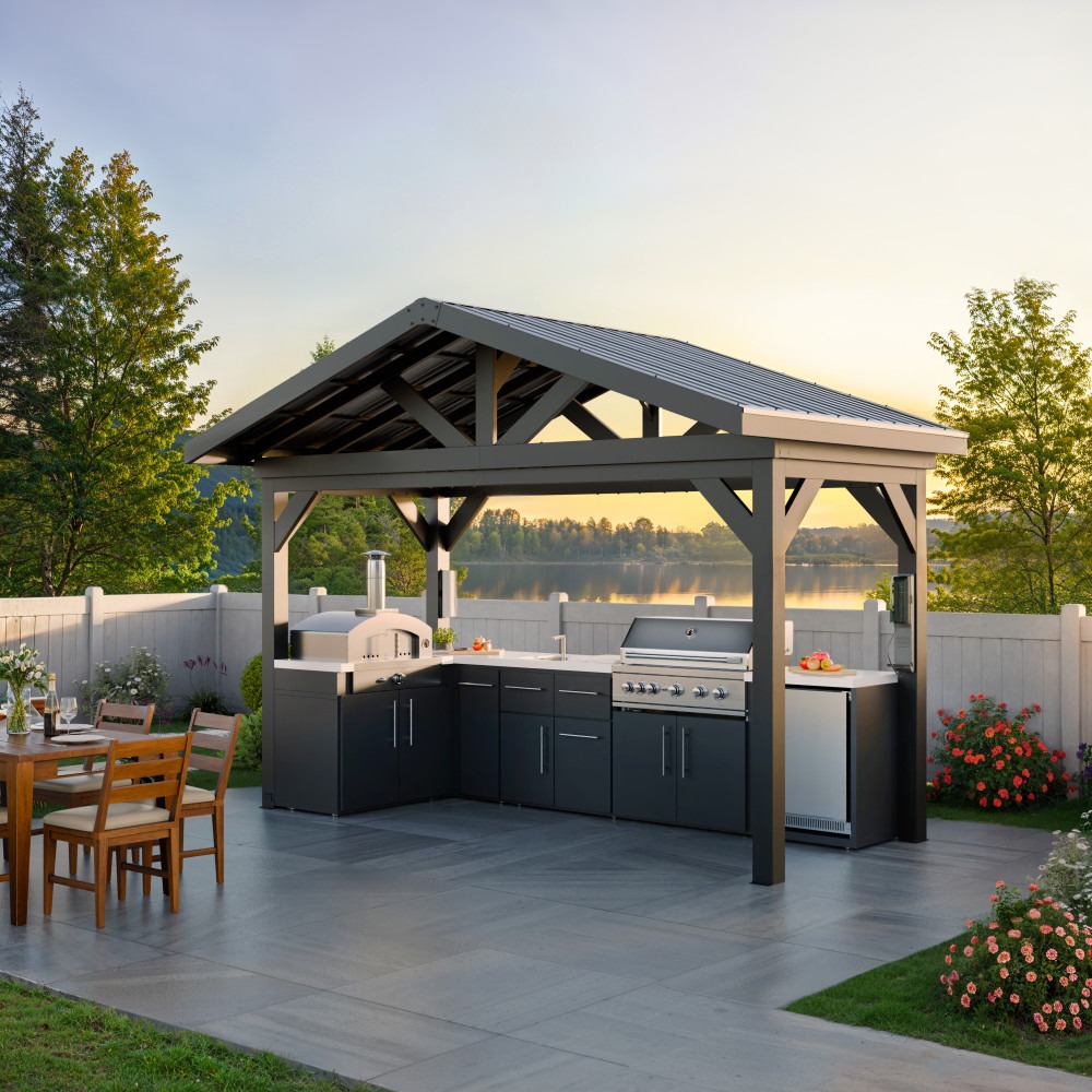 Lancaster L-Shaped Outdoor Kitchen