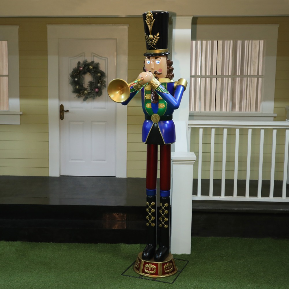 8ft Giant-Sized Trumpeting Nutcracker