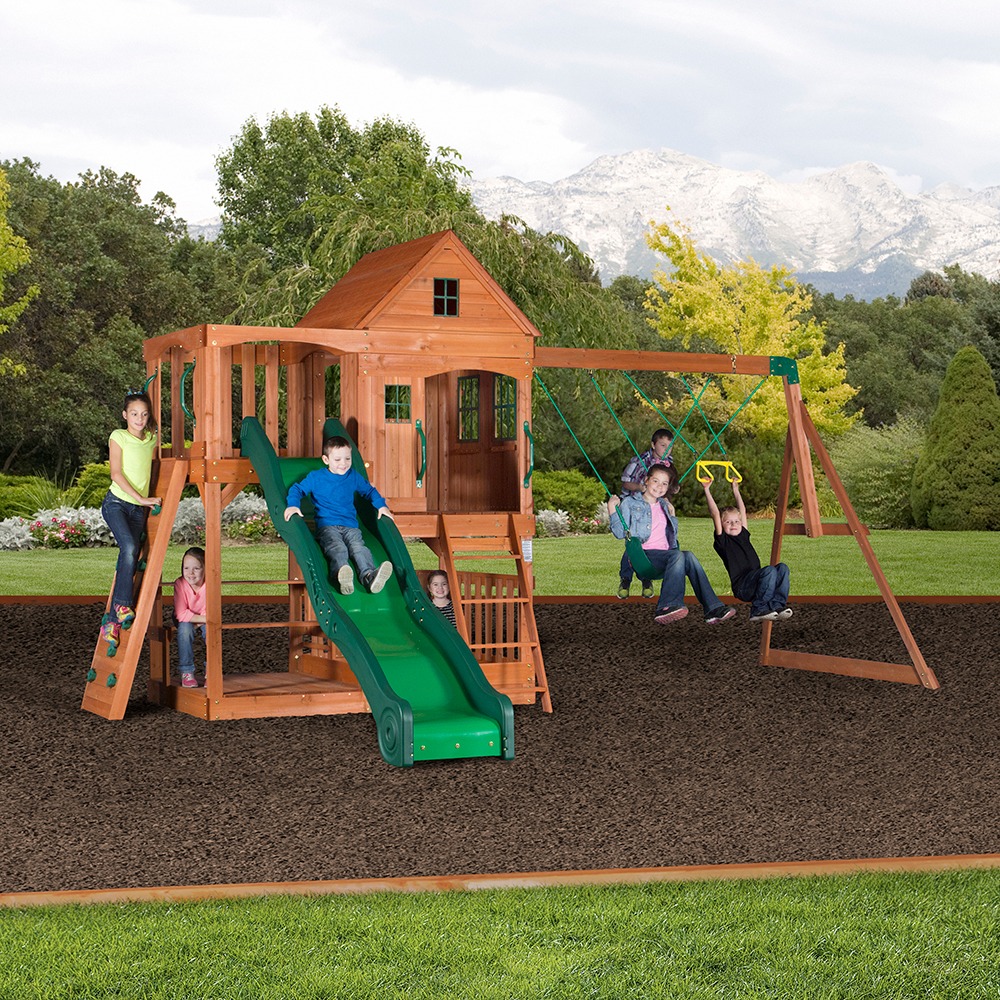 Hillcrest Wooden Swing Set