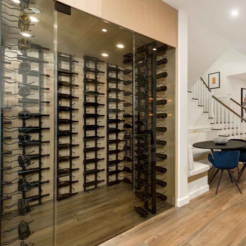 Low Profile Wine Rack System
