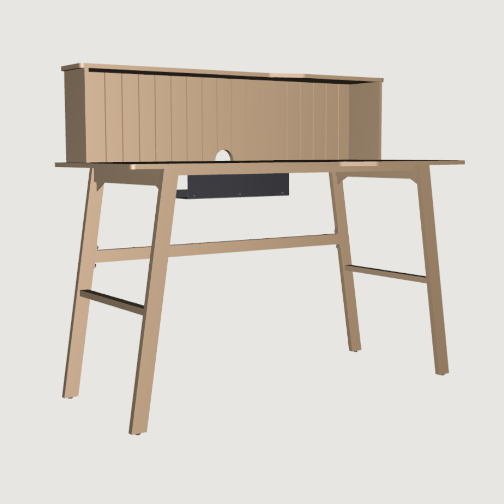 Nashira Desk with Hutch
