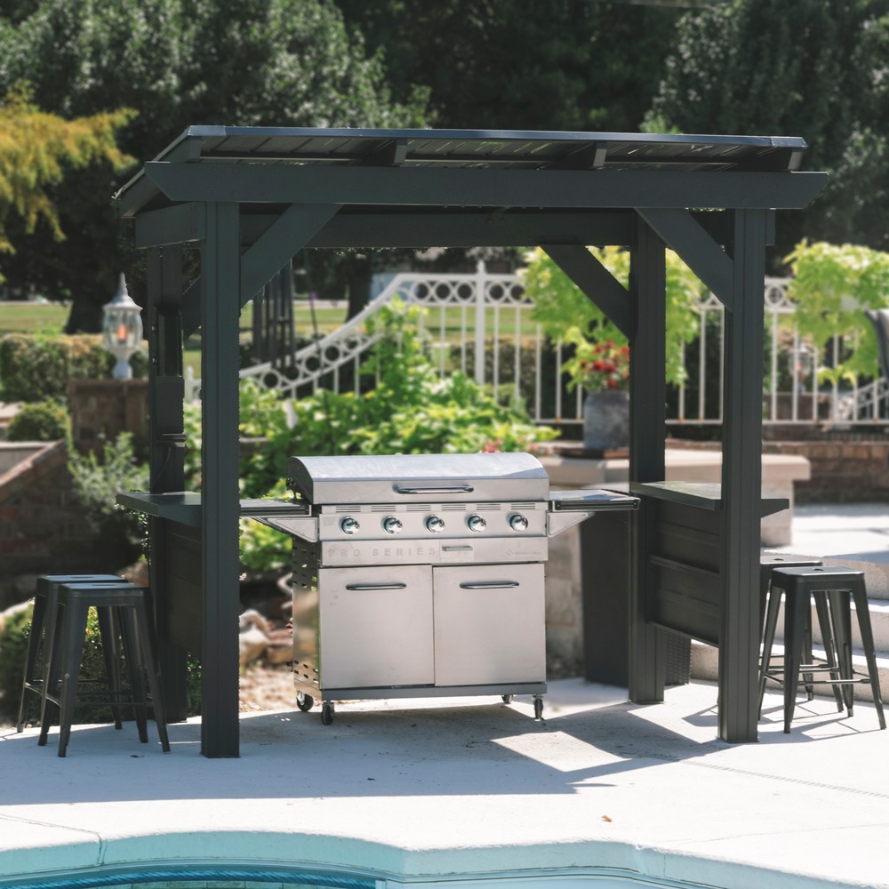 Rockport Steel Grill Gazebo