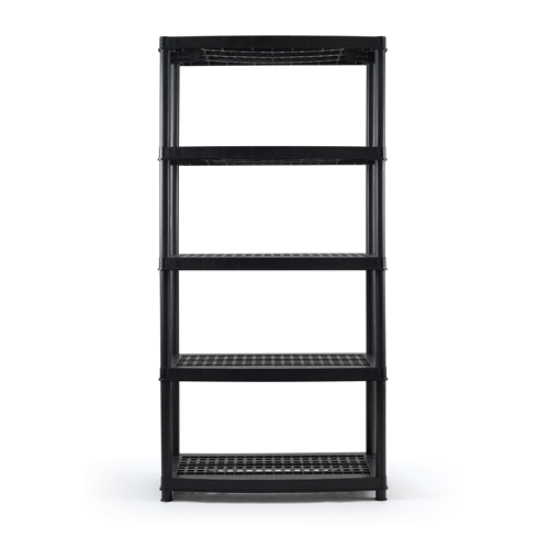 Non-Adjustable Resin Shelving, 4-Shelf and 5-Shelf