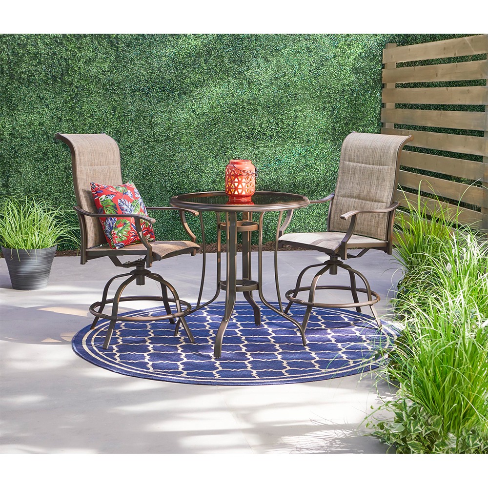 10 ft. x 10 ft. Steel and Aluminum Outdoor Patio Arched Pergola with Sliding Canopy