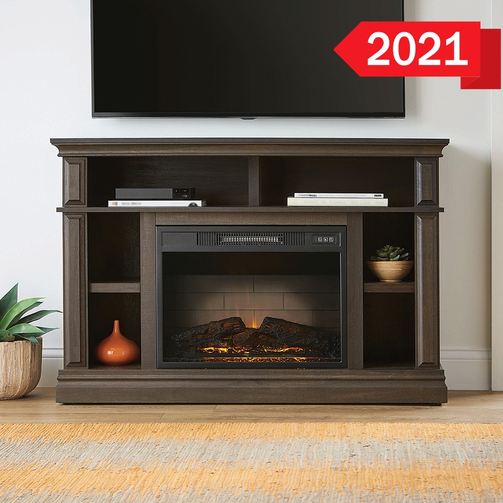 Wolcott 48in Media Console Electric Fireplace